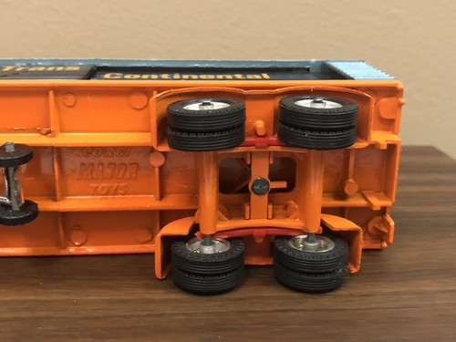 Corgi Major Semi-Truck w/ Trans-Continental Trailer Mazak Die-Cast Great Britain - Picture 9 of 11