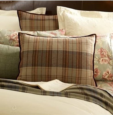 pillow shams brown