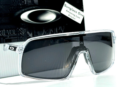 NEW Oakley SUTRO Shiny Clear POLARIZED Galaxy Black Lens Sunglass 9406