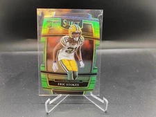 Eric Stokes 2021 Select Neon Green Die Cut Prizm #88 /349 Packers RC Rookie