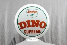 SINCLAIR DINO SUPREME GAS PUMP GLOBE