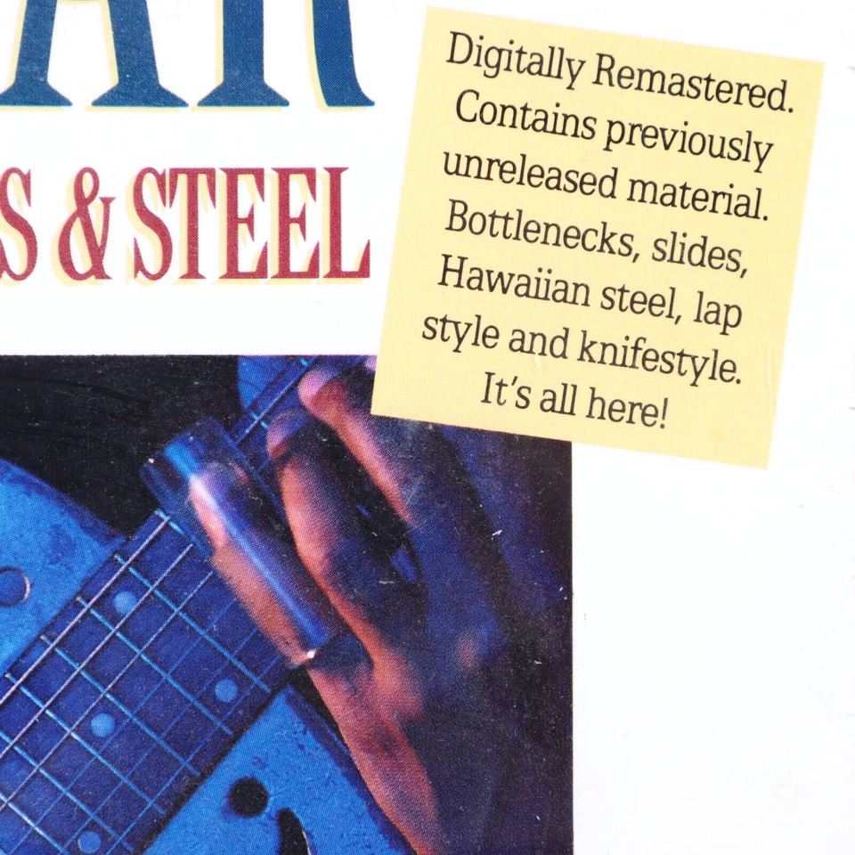 The Slide Guitar Bottles Knives & Steel CD Longbox Roots N Blues 1990 Sealed Foto 4 de 4