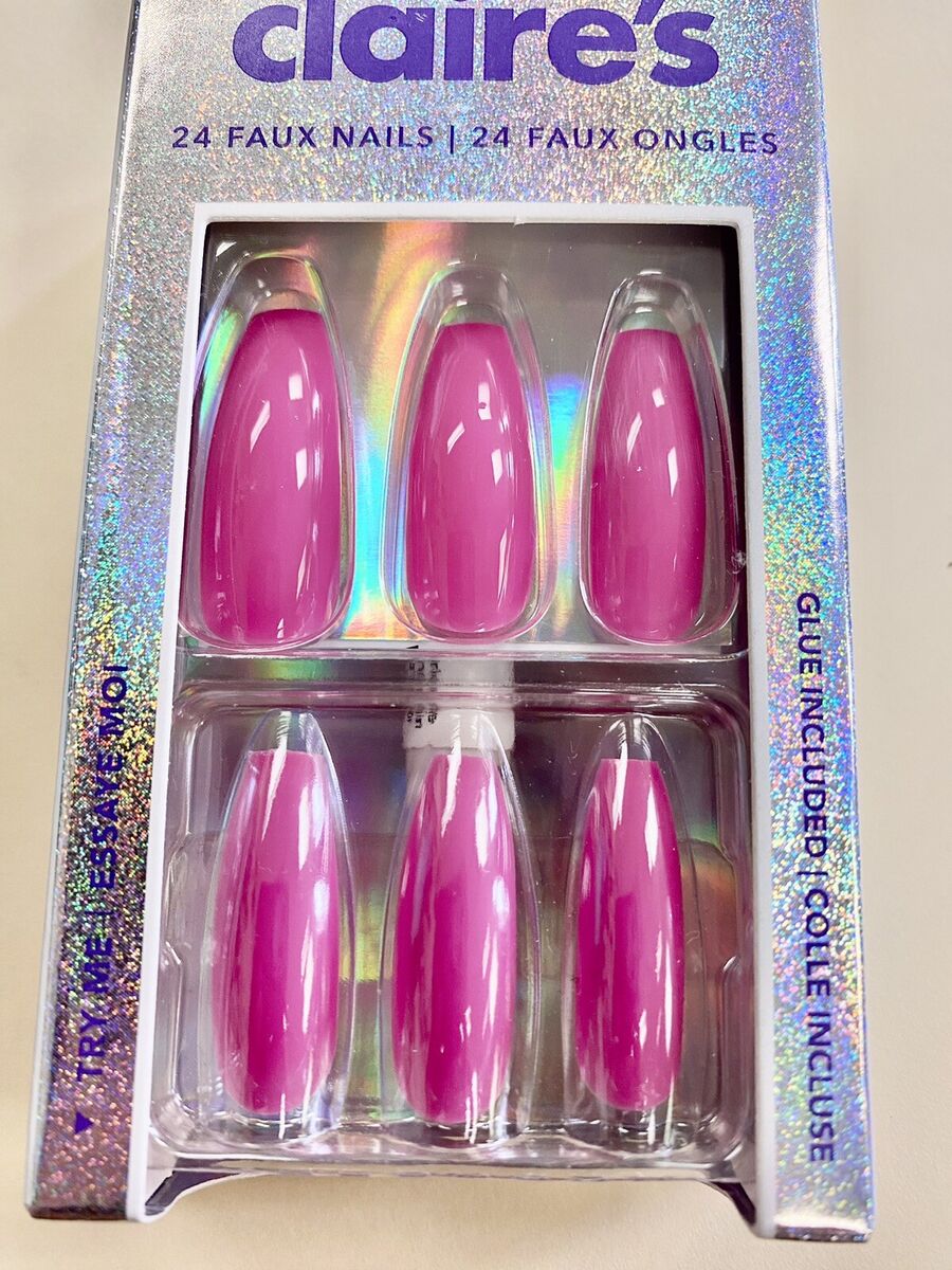 Claire's fake nails discount