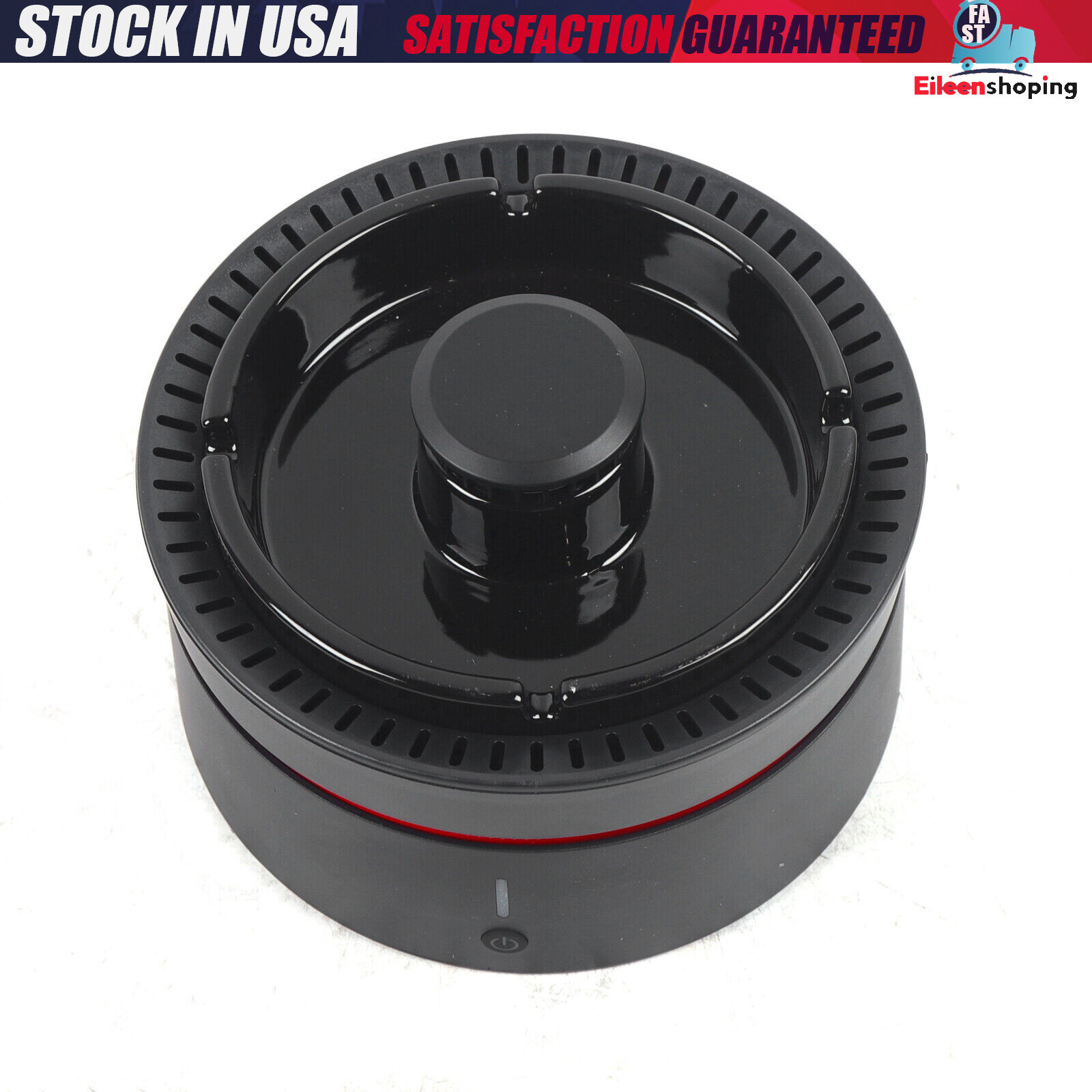 Black Odor Eliminator Smokeless Ashtray World Best Smoke Cigarette Smoke Grabber