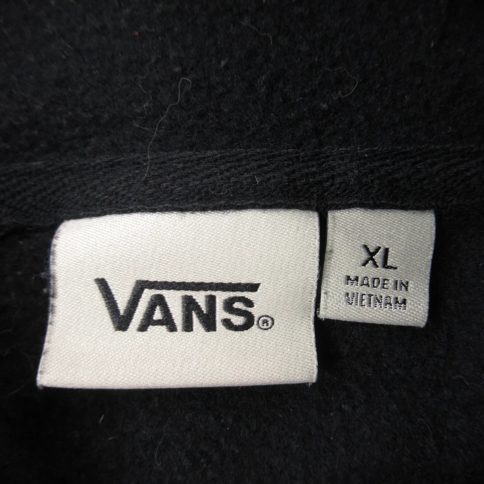 Vans Sudadera con Capucha Niños XL Manga Larga Informal Con Capucha Ligera Exterior Negra Foto 4 de 4