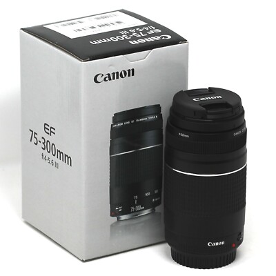 Canon EF 75-300mm f4-5.6 III Camera Lens | eBay UK