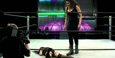 Ringdivas Rack Female Wrestling Professional Vanessa vs Sayuri Fitness Pro DVD Ring ...