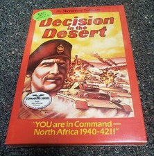 Atari 400 800 XL XE - Decision In The Desert - 48k disk - New NOS - Sealed