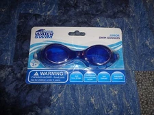 Open Water Swim Junior Goggles Blue New In Sealed Retail Package Free Shipping