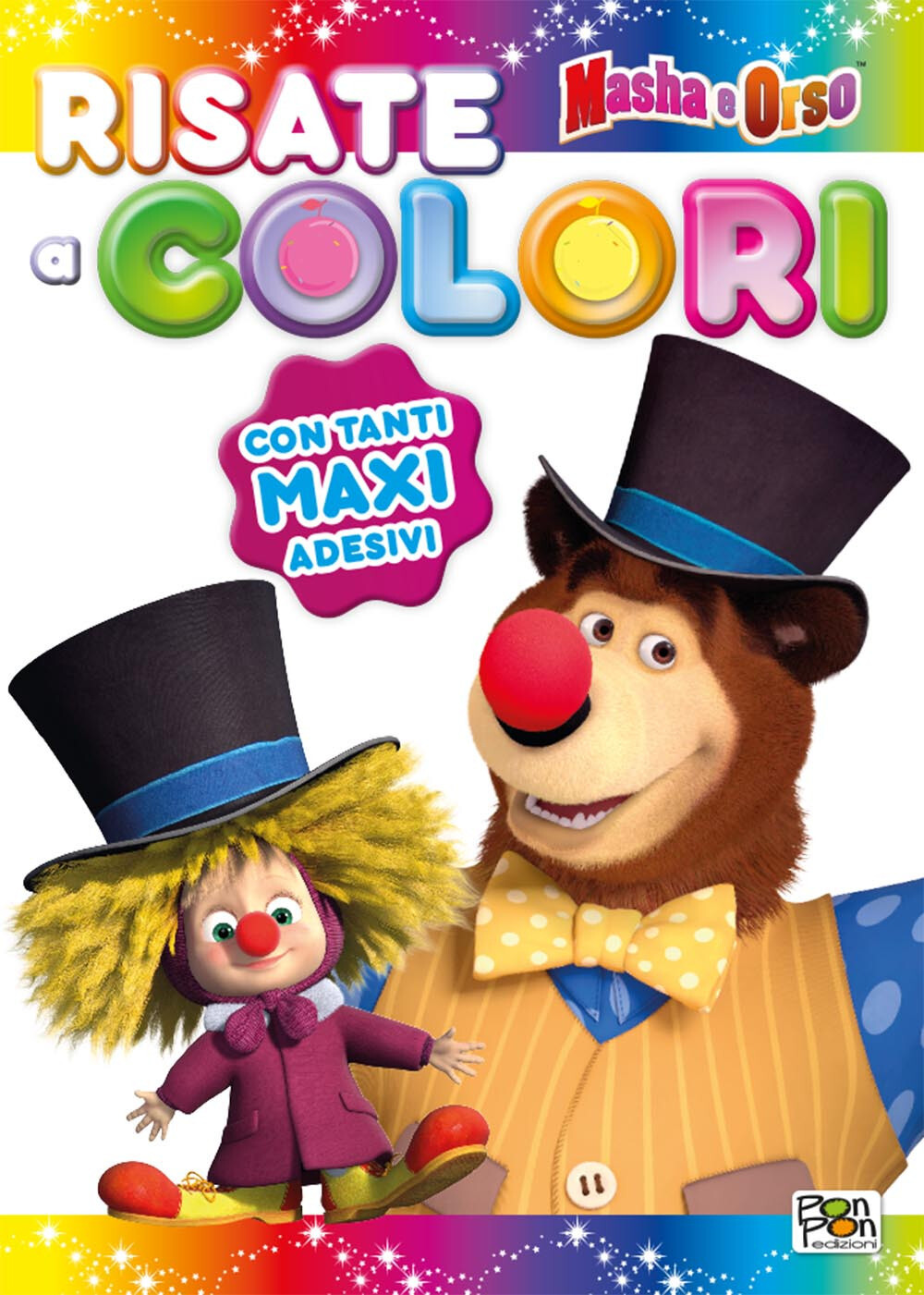 Libri Cristina Panzeri - Risate A Colori! Masha E Orso. Sticker & Color. Con Ade
