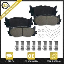 Front Ceramic Brake Pads for 2008 - 2018 Toyota Avalon 2007 - 2017 Toyota Camry