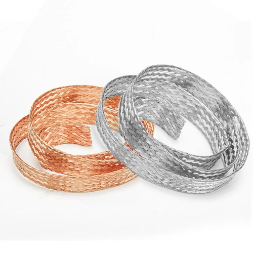 Nastro di massa rame + passacavo rete di rame 2,5 mm² 4 mm² 6 mm² - 50 mm² nastro di rame - Foto 6 di 10