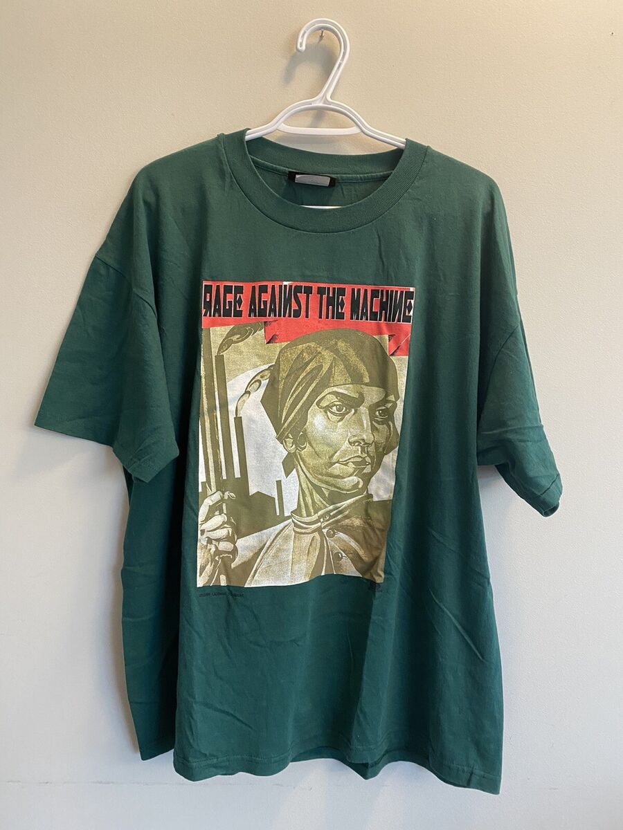 Vintage Rage Against The Machine T Shirt Mens XL 1998 Womens ...