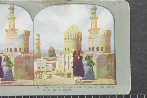 Mezquitas Tumbas Mamelucos Egipto - Impresión Offset - Stereoview DE COLECCIÓN 1128 - Imagen 2 de 3