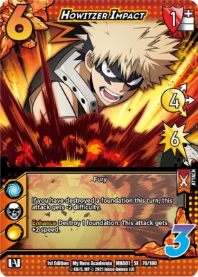 1X-Howitzer Impact - 1st Edition-MHA01F-My Hero Academia First Edition-Universus