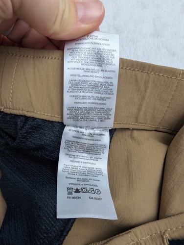 Columbia Landroamer Ripstop Short Mens 36/7 Brown Belted Outdoor Hiking NWT - Picture 8 of 11