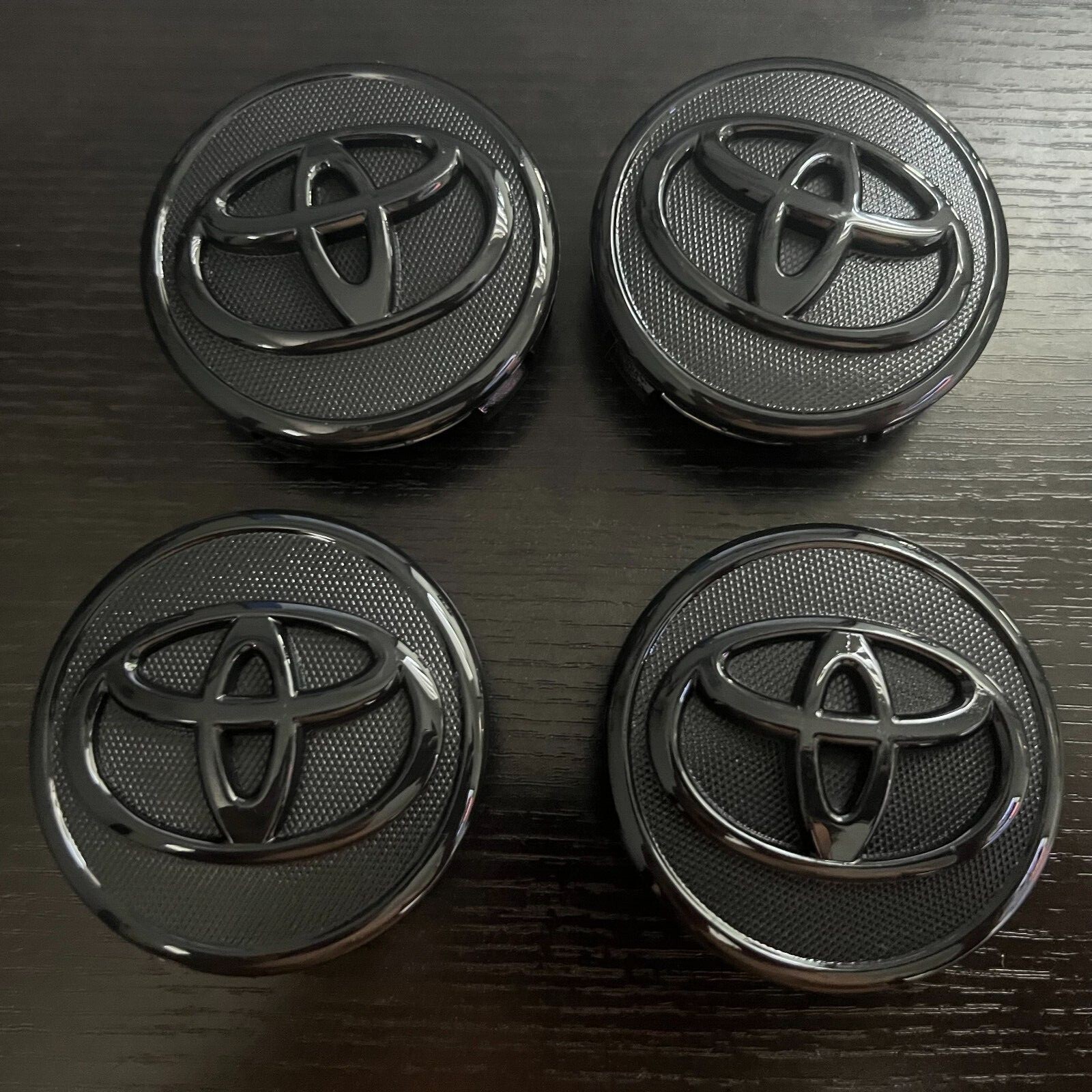 4x TOYOTA WHEEL RIM RIMS CENTER HUB CAP CAPS CHROME LOGO 57MM PRIUS ...