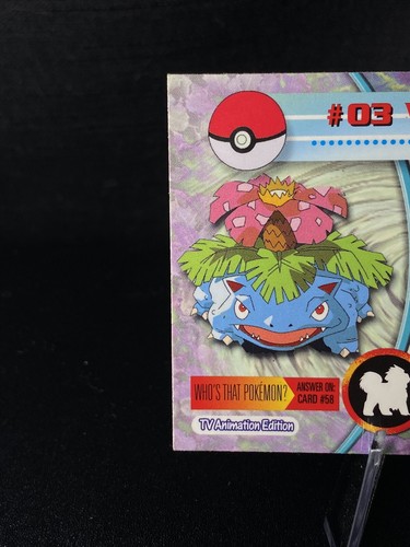 Venusaur #03 - Topps Chrome SPECTRA - Pokemon Topps Chrome Series 1 - Foto 5 di 11