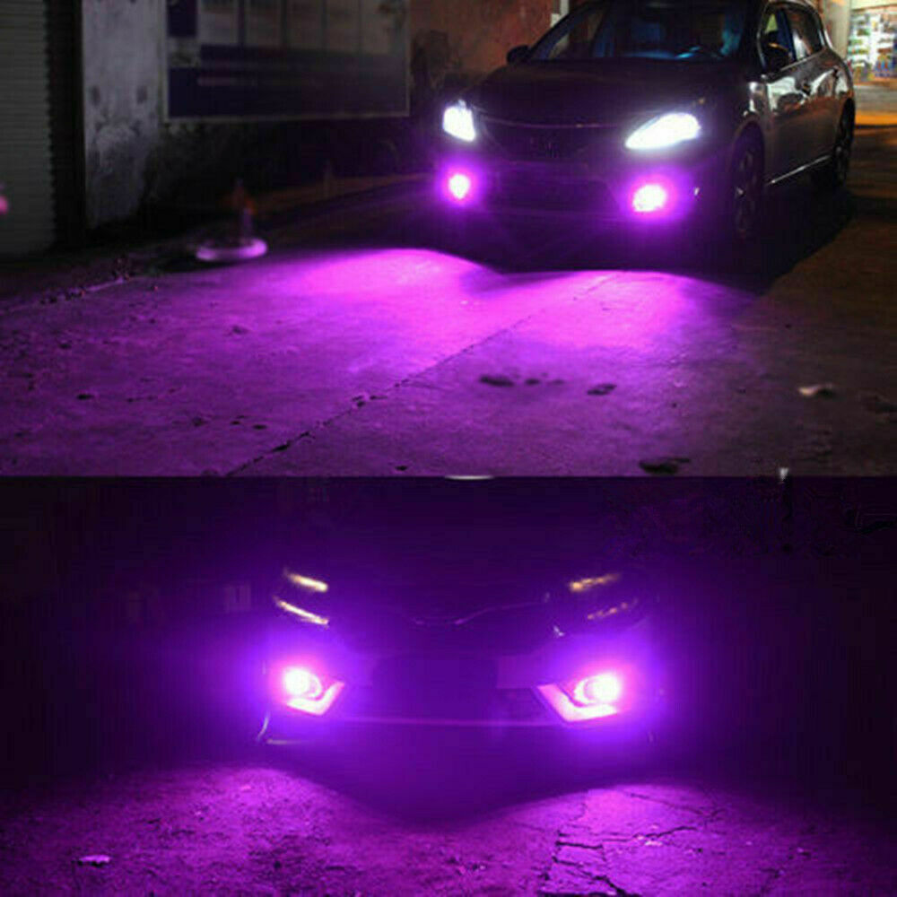 LED Headlight Kit 9006 Pink Purple Bulbs Fog Light for Chevy