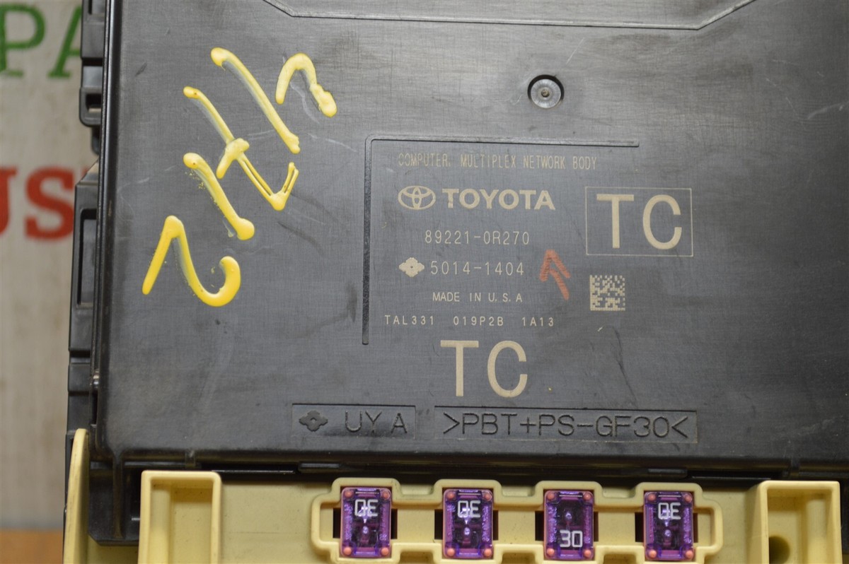【RT-89271】専用 2021 Toyota RAV4 Hybrid Multiplex Network Body Control