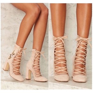chinese laundry lace up booties