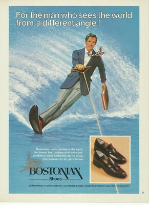 1981 Bostonian Shoes vintage print ad Businessman