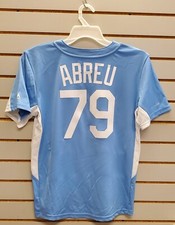 Jos Abreu Chicago White Sox blue MLB Majestic fashion jersey youth L NEW