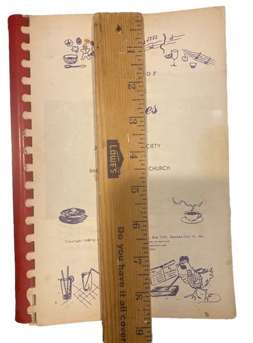 Cook BOOK of Favorite Recipes Immanuel Lutheran Church Downers Grove, Ill 1974 - Imagen 5 de 8