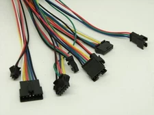 10Pcs 5 Sets Male Female JST SM Standard 2.54mm Pitch Connector Cable Plug Wire