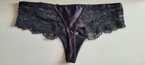 Hunkemöller NOIR Amelia Boxer String Slip Brazilian Panty Hipster Tanga Gr. L M - Bild 8 von 12