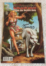 Grimm Fairy Tales Wonderland Down the Rabbit Hole #1 SIGNED by Gregbo Watson