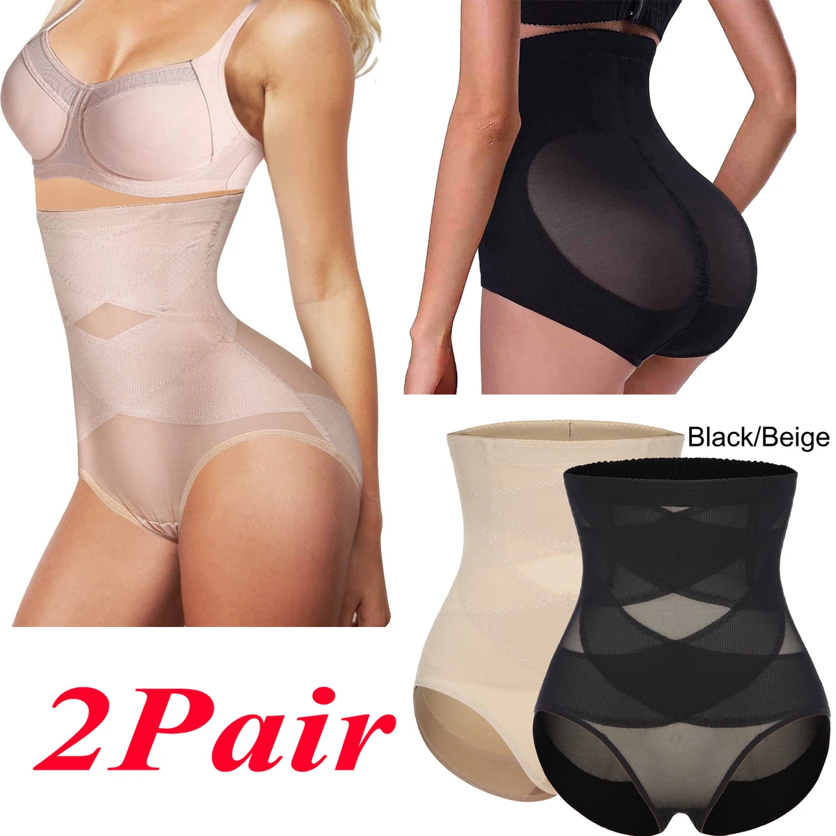 Women Body Shaper Tummy Control Underwear High Waist Panties Slimming Shorts  US