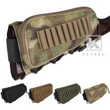 KRYDEX Tactical Buttstock Rifle Stock Pack Shell Holder Cheek Rest Pouch Right