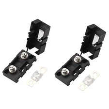 2PCS ANS-H One-Way Midi Fuse Box Holder 80ASmall Fork Fuse Mount Bolt Fuse Bl...