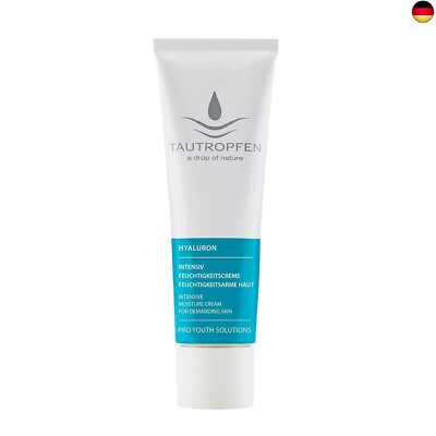TAUTROPFEN Naturkosmetik Intensiv Feuchtigkeitscreme (30ml) - für normale bis 