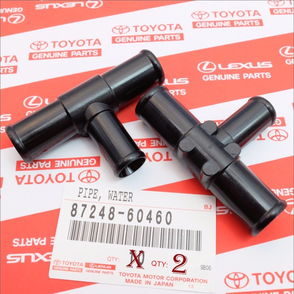 OEM Toyota Heater Hose Output T Pipes Land Cruiser FZJ80