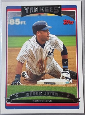 2006 TOPPS DEREK JETER #500 EXNM MLB BASEBALL CARD NEW YORK