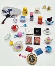 Miniatura Casa de Muñecas Juguetes Disney Alce Lote Mixto de 30 Tetera Libros Estatuilla Juguete