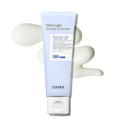 COSRX Ultra-Leichte Unsichtbare Sonnencreme LSF 50 Transparenter Sonnenschutz Mi