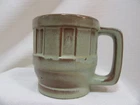 Vintage Frankoma 94M Desert Gold Wagon Wheel 16oz Mug 4” Large Coffee Cup