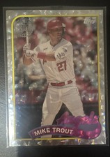 2024 Topps Series 2 - 1989 Topps Baseball Mega Box Foilboard Mike Trout #89B2-50