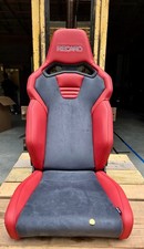 Recaro Sr-s Sport Seat Black Red Brand New J00230648