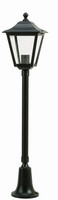 Nostalgische Wegeleuchte Schwarz 79Cm IP44 Rustikal E27 AußEnlampe Garten Onaya