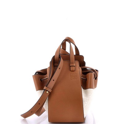 Loewe Hammock Bag Leather and Anagram Jacquard Mini