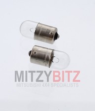 Rear Number Plate Light Bulb X2 for Mitsubishi PAJERO SHOGUN V46W MK2 2.8T