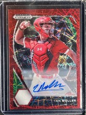 Moller, Ian - 2021 Prizm Draft Picks - Autograph - Red Velocity