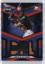 2023 Elite Extra Edition DPL Materials Purple 1/7 Carlos De Los Santos 14hk