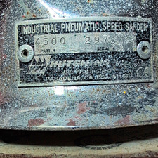 Hutchins Industrial Pneumatic Speed Sander Orbital Da 4500