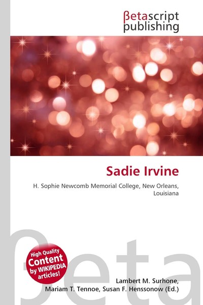 Lambert M. Surhone (U. A.) | Sadie Irvine | Taschenbuch | Englisch (2026)-image