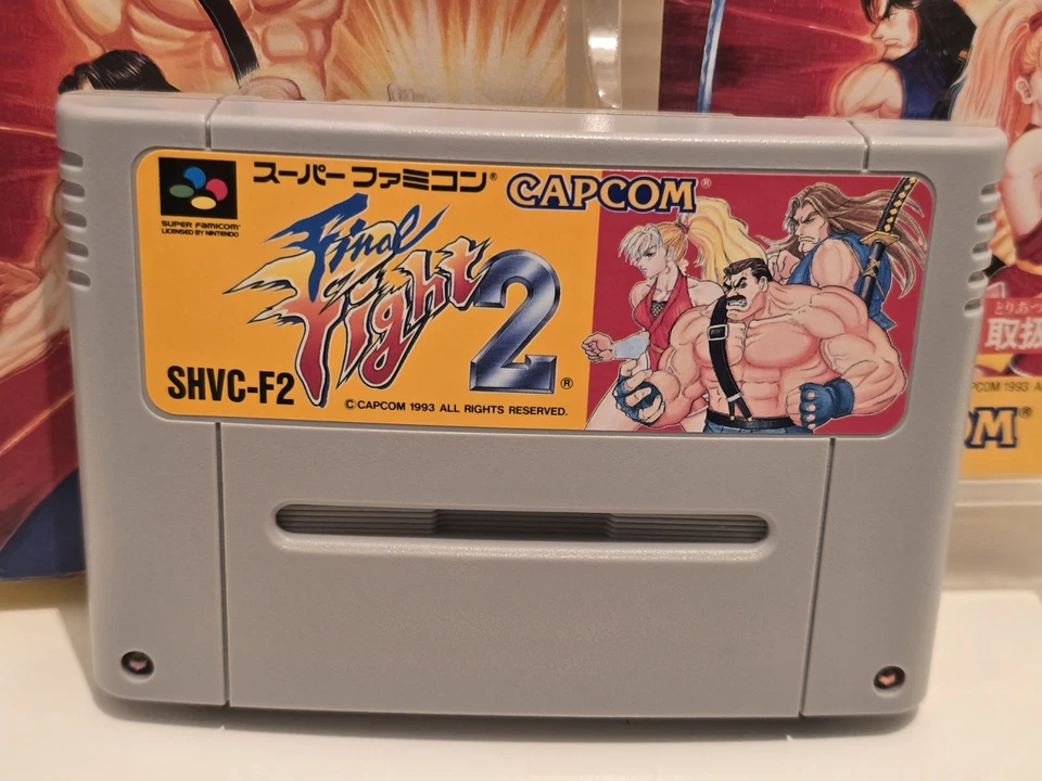 Final Fight 2 (Super Nintendo Entertainment System, 1993) Japón Importación Vendedor de Estados Unidos Foto 3 de 4
